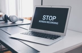 Stop Screen Recording on MacBook
