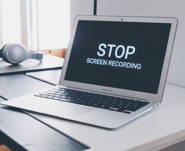 Stop Screen Recording on MacBook
