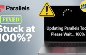 Fix Parallels Update Stuck at 100%