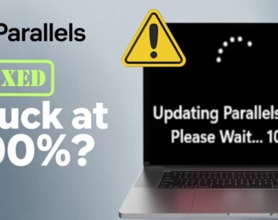 Fix Parallels Update Stuck at 100%