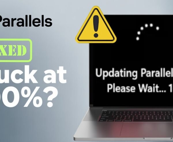 Fix Parallels Update Stuck at 100%