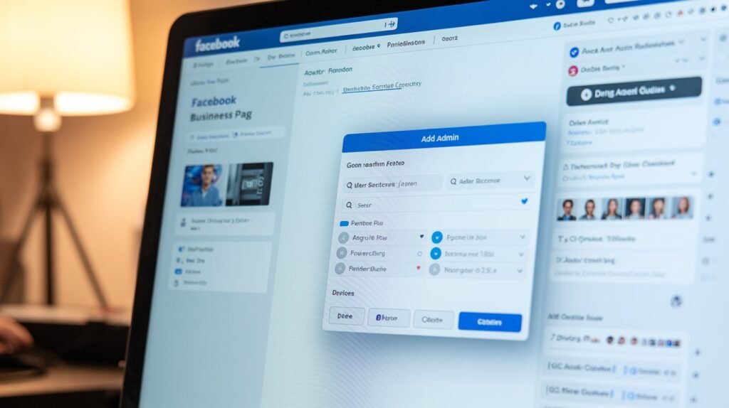 Add Admin on Facebook Page