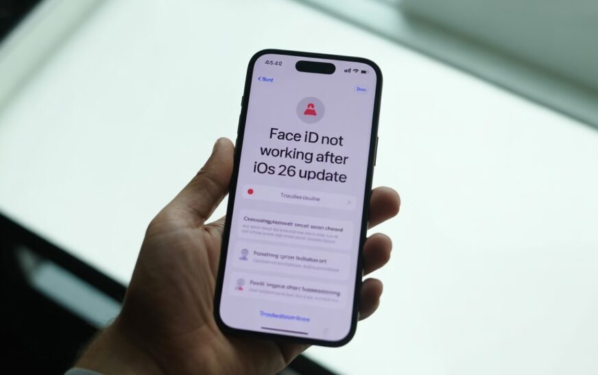 Face ID Not Working After iOS 26 Update — Complete Fix Guide