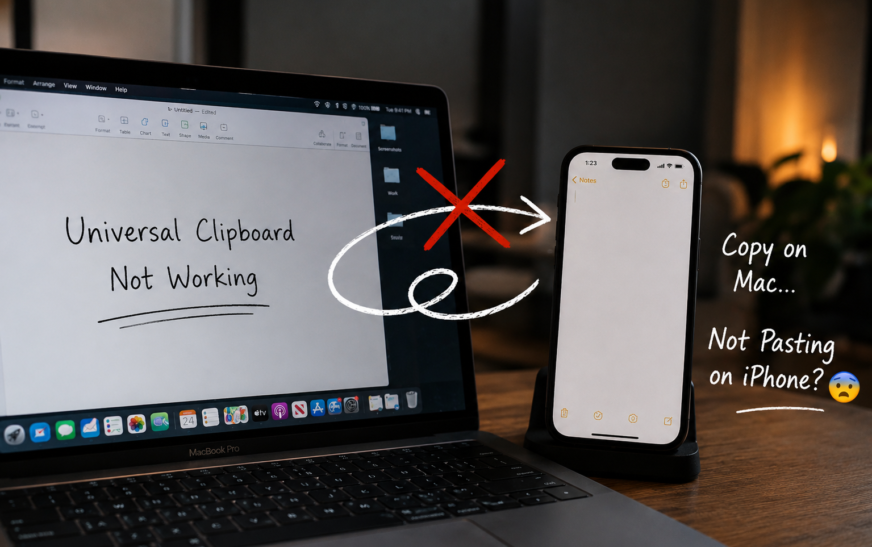 Fixed Universal Clipboard Not Working – Copy/Paste Between Devices