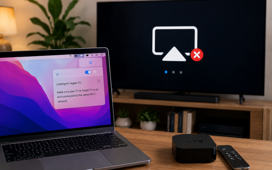 AirPlay Not Working from Mac to TV or Apple TV — Complete Fix Guide
