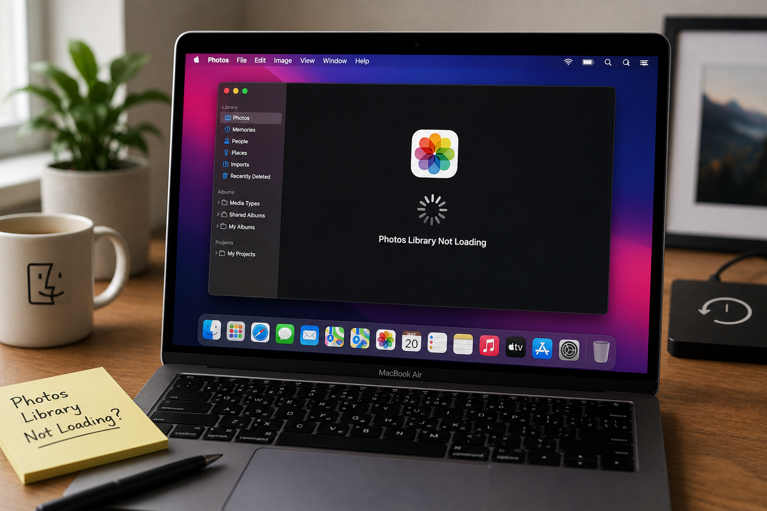 Mac Photos Library Not Loading — Spinning Wheel Fix (2026)