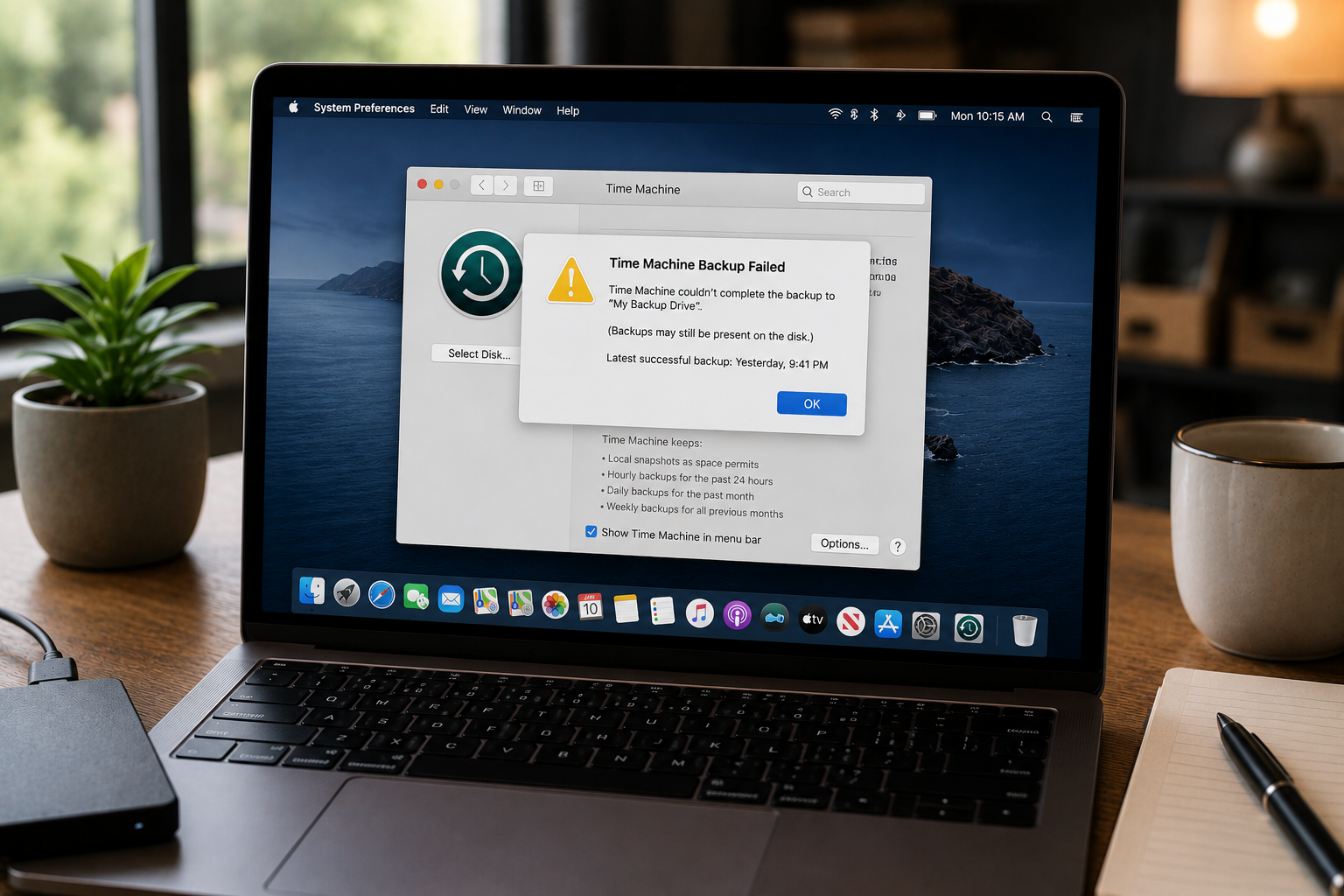 Mac Time Machine Backup Failed — How to Fix Backup Not Completing