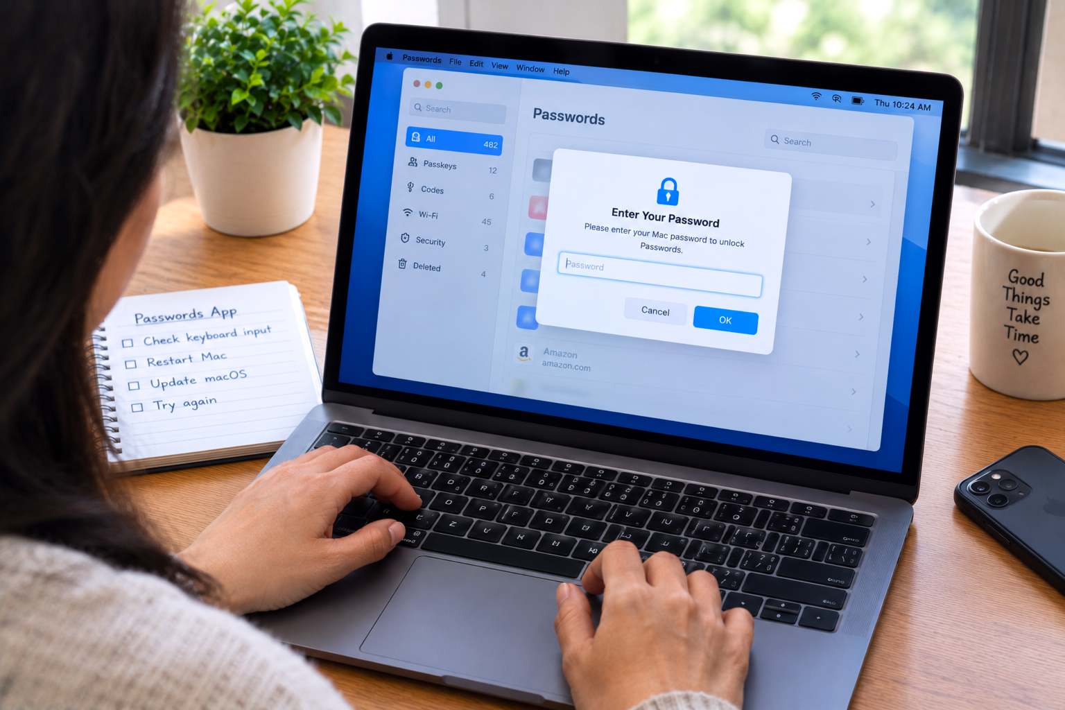 Mac Passwords App Not Accepting Keyboard Input — Can’t Type Fix